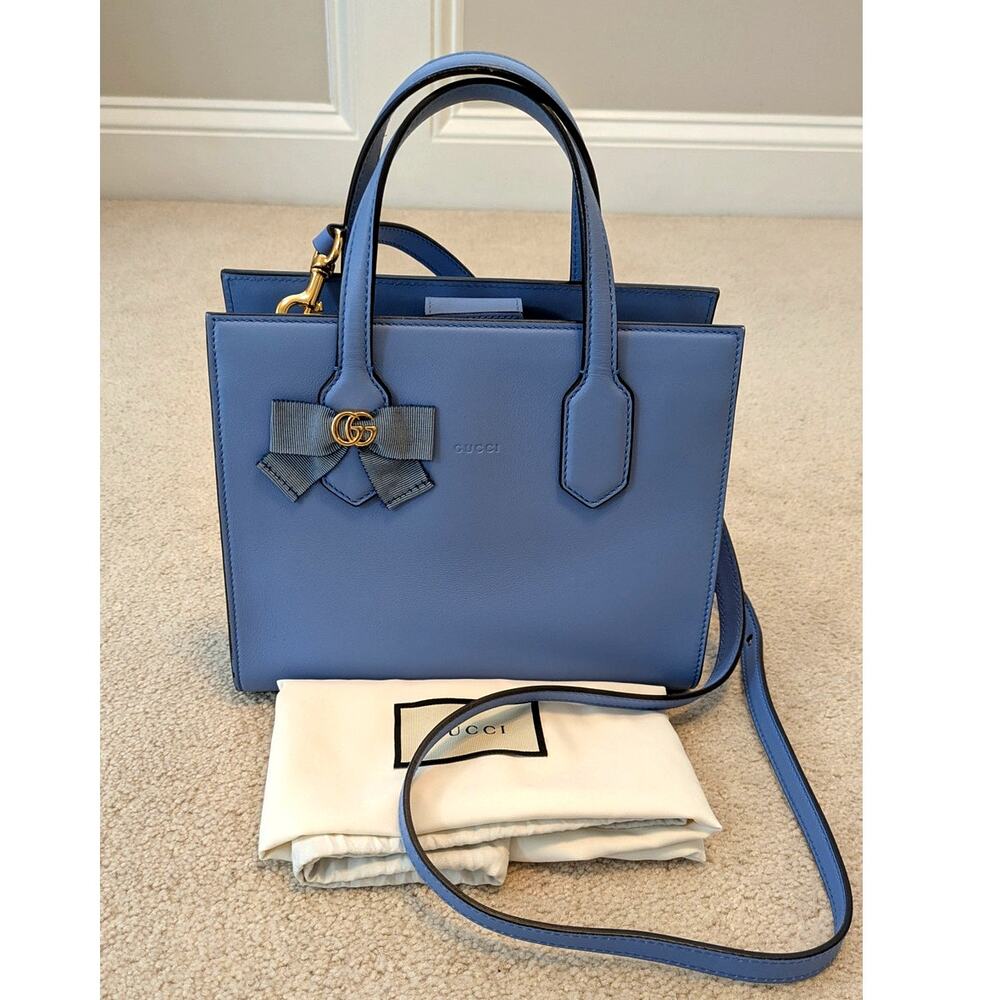 Gucci GG Ribbon Top Handle Tote